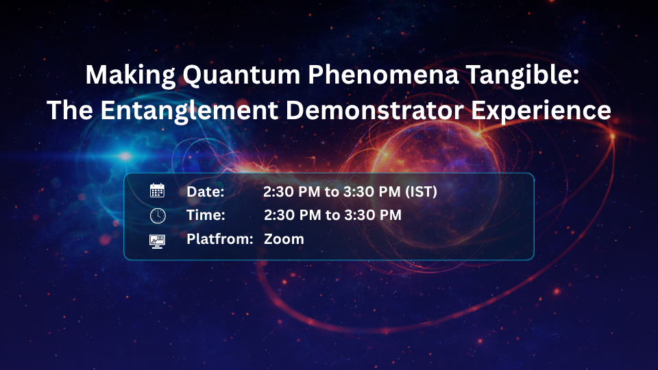 Making Quantum Phenomena Tangible: The Entanglement Demonstrator  Experience