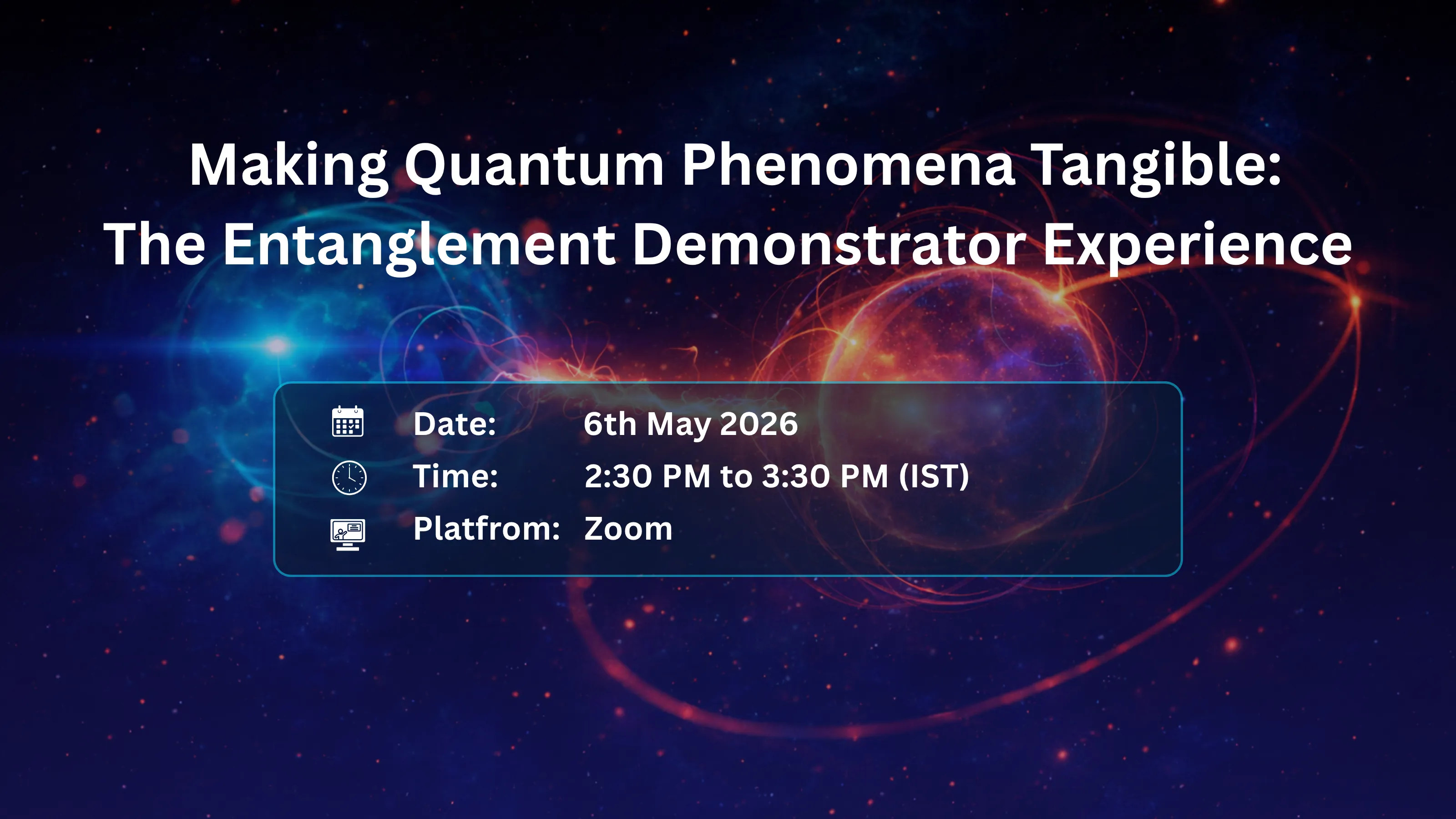 Making Quantum Phenomena Tangible: The Entanglement Demonstrator  Experience
