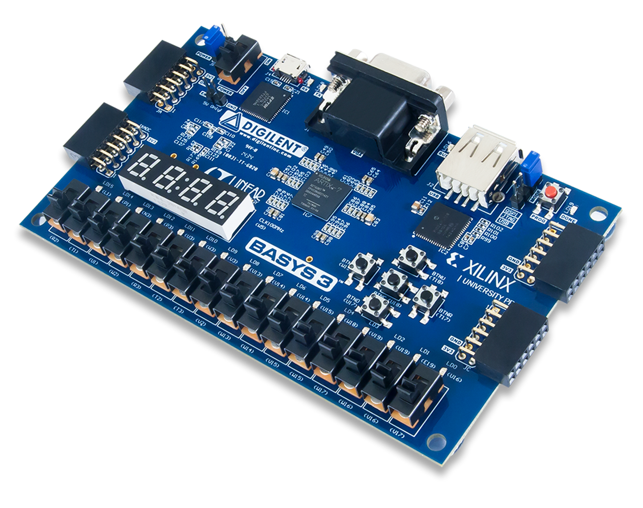 Basys 3 AMD Artix™ 7 FPGA Trainer Board